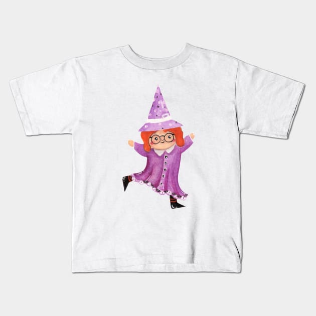 little magician Kids T-Shirt by shoko